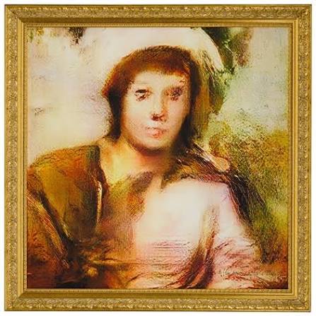AI-created painting La Baronne de Belamy by Obvious Art