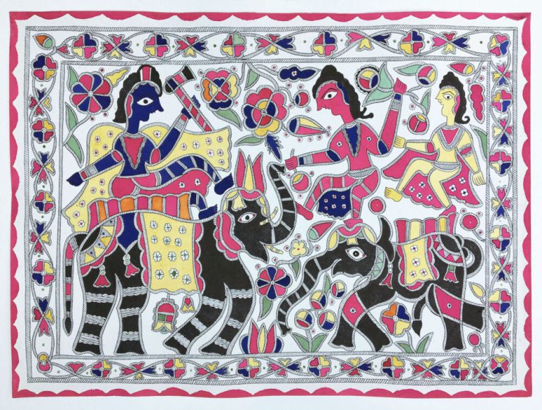 Outreach of traditional Indian Art: Mithila paintings find home in an exhibition in America
