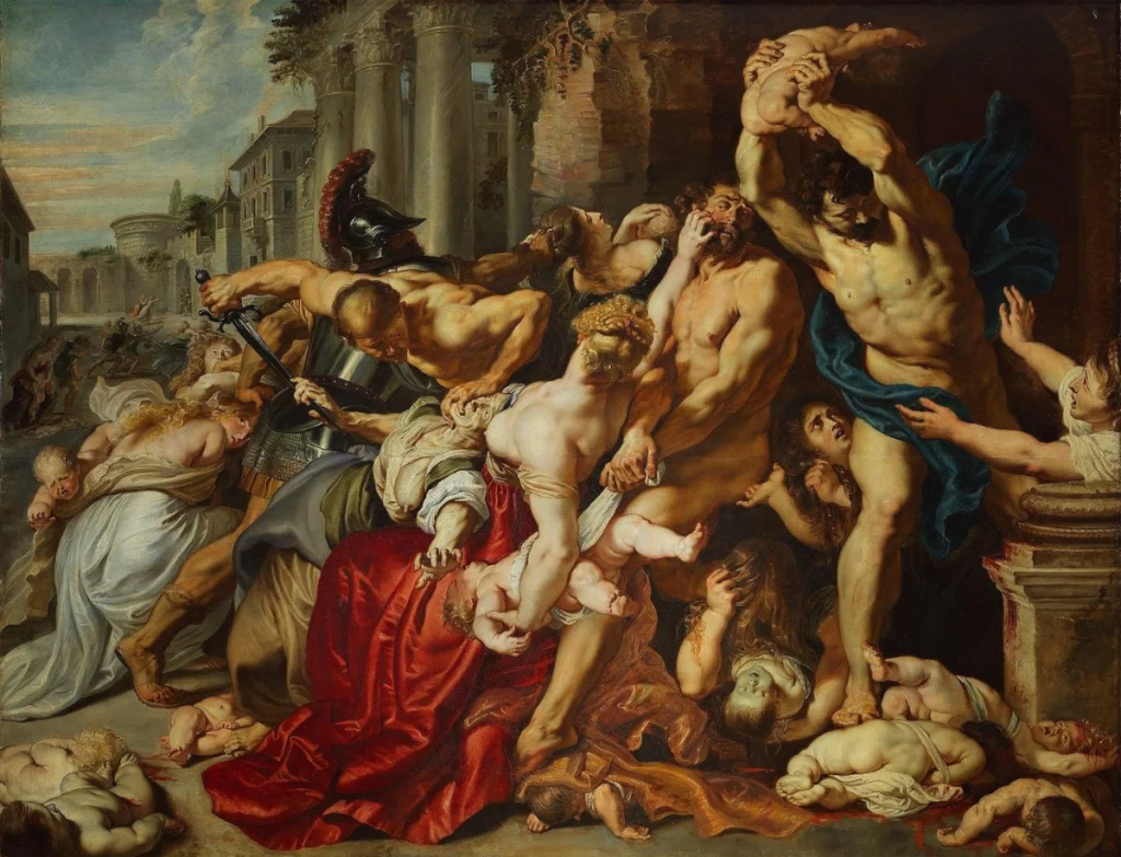 Peter Paul Rubens, The Massacre of the Innocents, 1610. Oil on plank. Courtesy - Art & Object