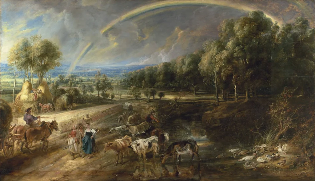 Peter Paul Rubens. The Rainbow Landscape (c.1636). Courtesy - The Wallace Collection