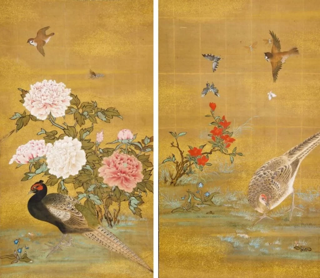 Birds and Flowers