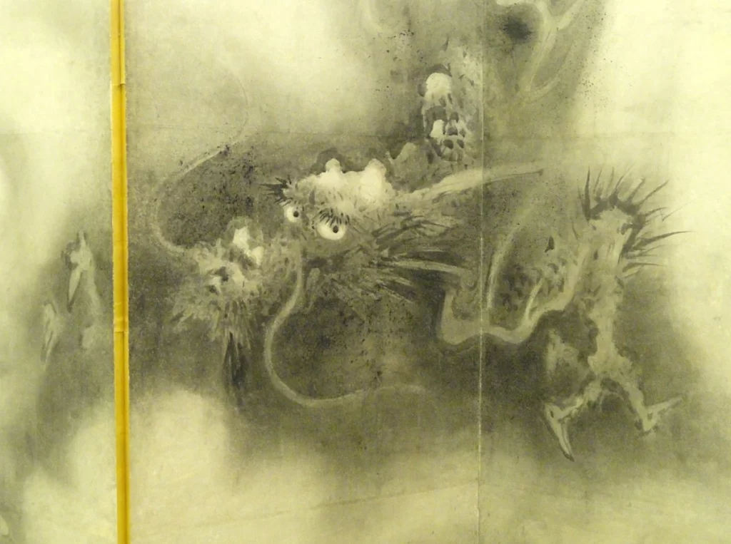 Dragon and Wave, Tiger among Bamboo