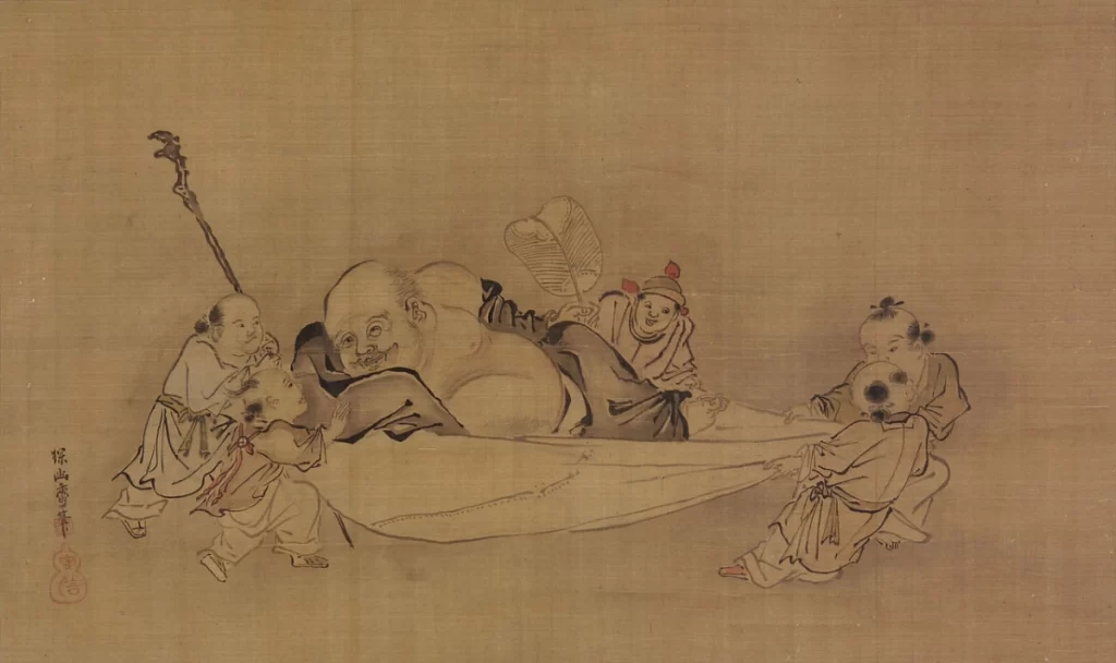Hotei with Chinese Children at Play