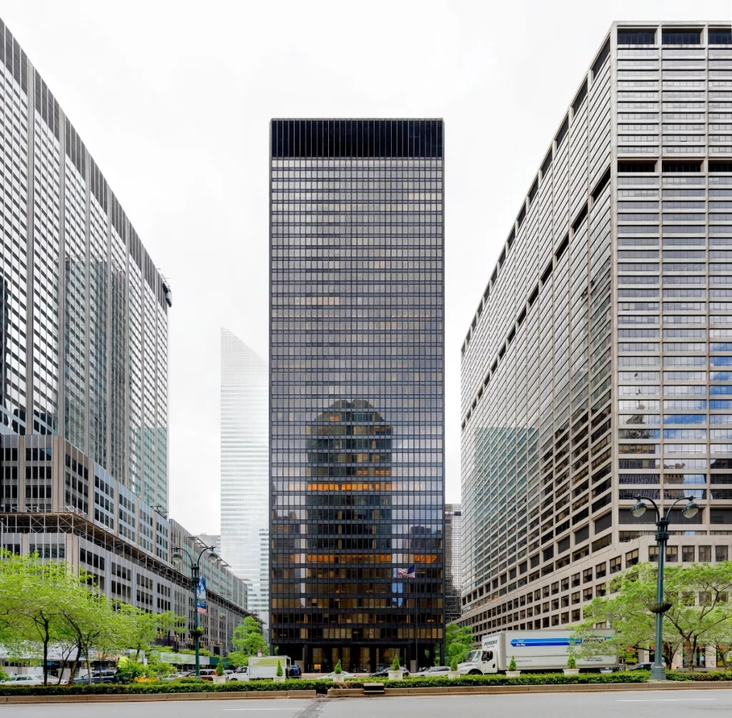 The Seagram Building by Ludwig Mies van der Rohe