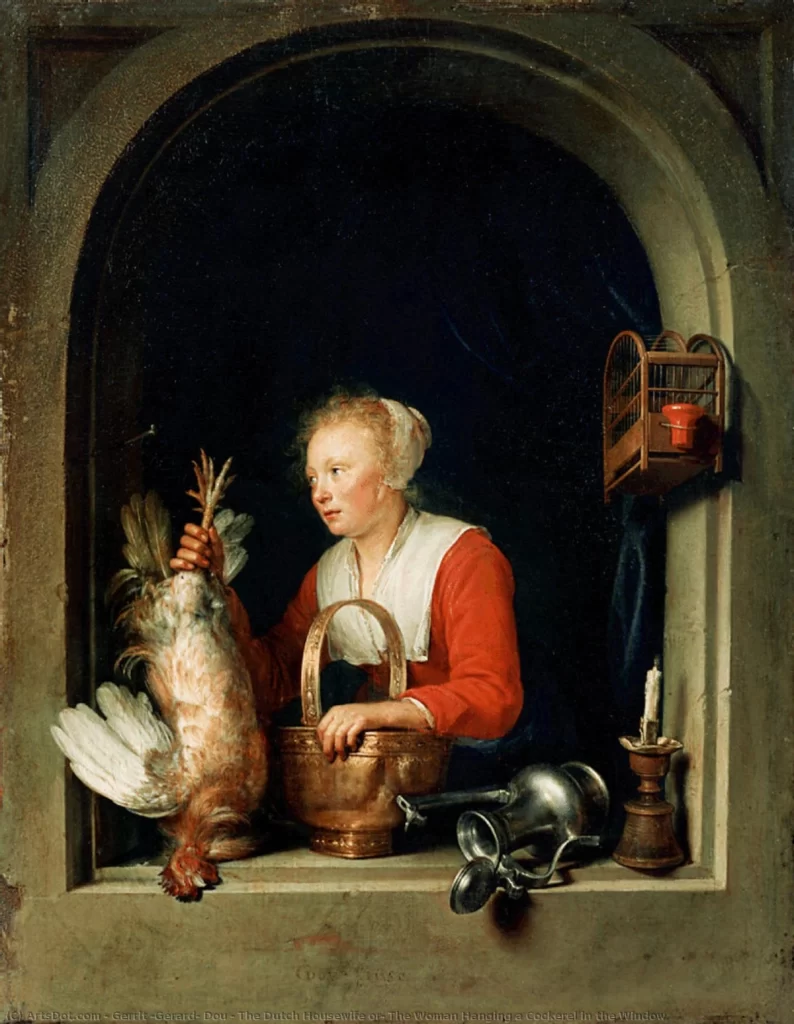 Gerrit Dou. The Dutch Housewife (1650)