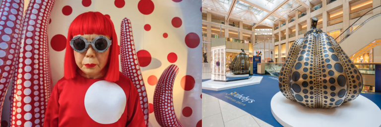 Yayoi Kusama’s Artwork Sets Auction Records in Sotheby’s Hong Kong