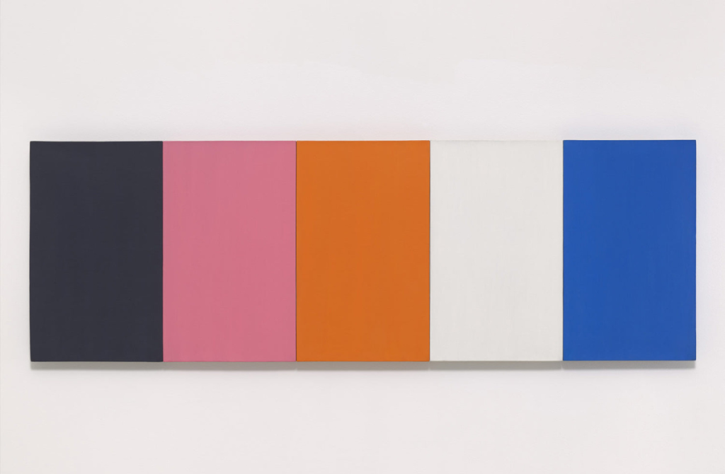 Ellsworth Kelly. Painting for a White Wall, 1952. Oil on canvas, five joined panels. Courtesy - Ron Amstutz & Glenstone Museum, Potomac, Maryland