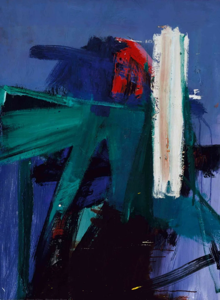 Franz Kline. Blueberry Eyes (1960) Courtesy - ArtsDot