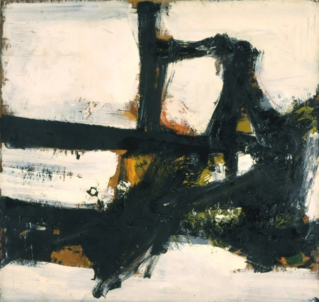 Franz Kline. Orange Outline (1955) Courtesy - Learn - NCART Museum
