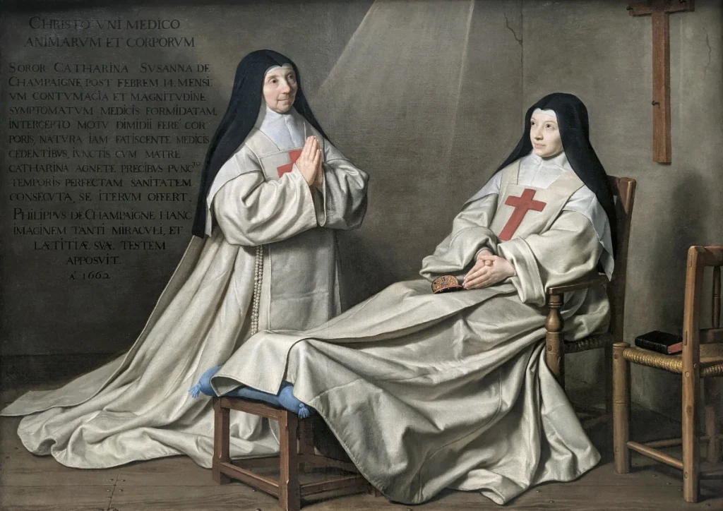 Philippe de Champaigne. Ex-Voto (1662), oil on canvas. Courtesy - Wikipedia