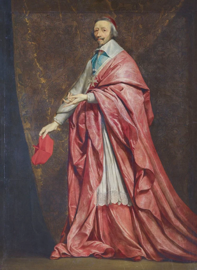 Philippe de Champaigne. Portrait of Cardinal Richelieu (c. 1635-1640). Courtesy - Wikipedia