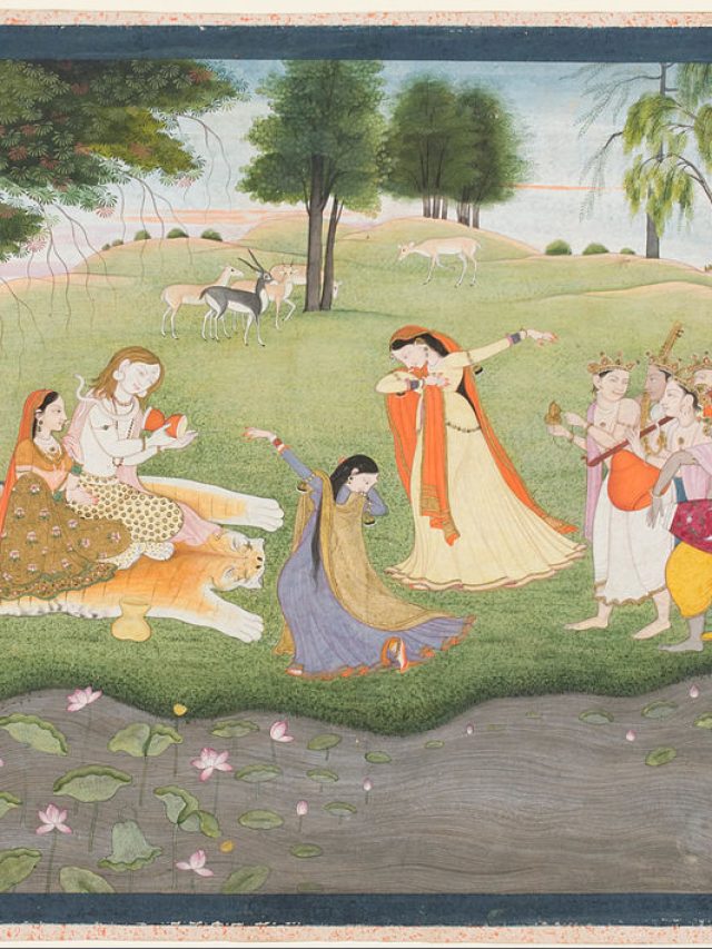 Visual Beauty of Love in Kangra Miniature; How Poetry Changed Indian Paintings
