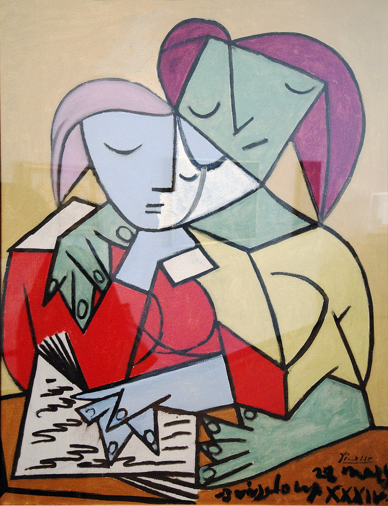 Two Girls Reading