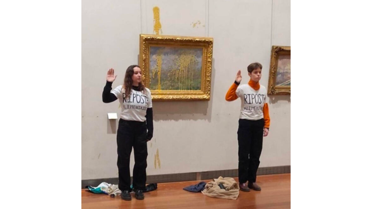 After Mona Lisa Protesters Target Monet Painting with Soup Attack
