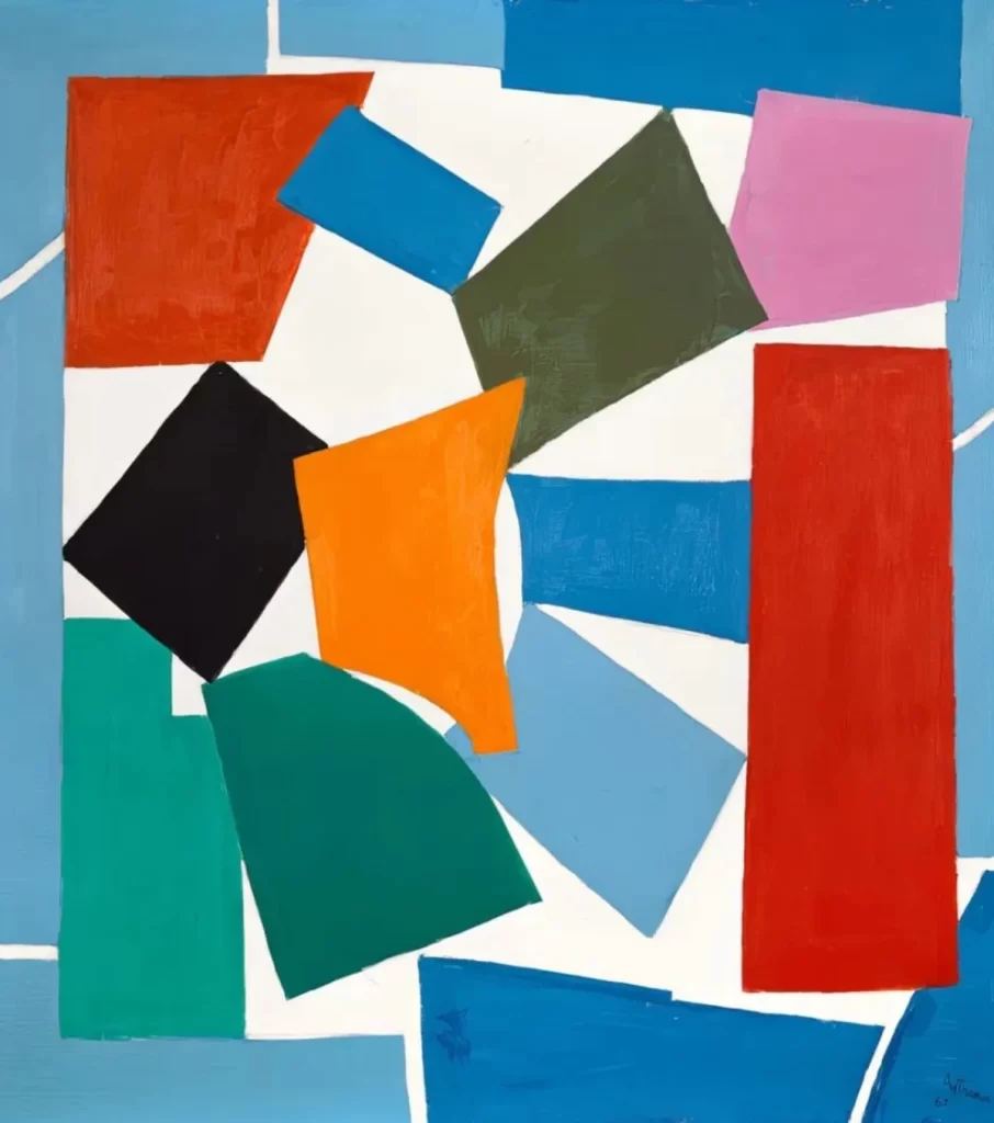 Alma Thomas. Watusi (Hard Edge) (1963) 