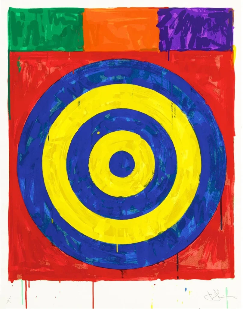 Jasper Johns. Target (1974), Screenprint. Courtesy - Jasper Johns and Simca Print Artists Inc., New York