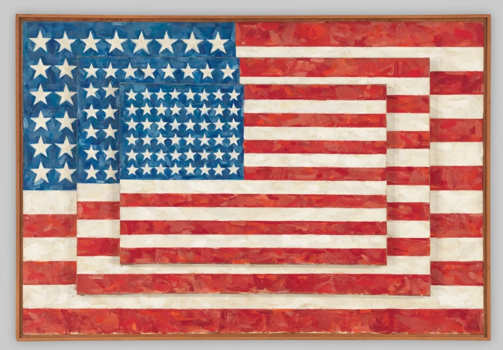 Three Flags (1958). Courtesy - Whitney Museum of American Art, New York