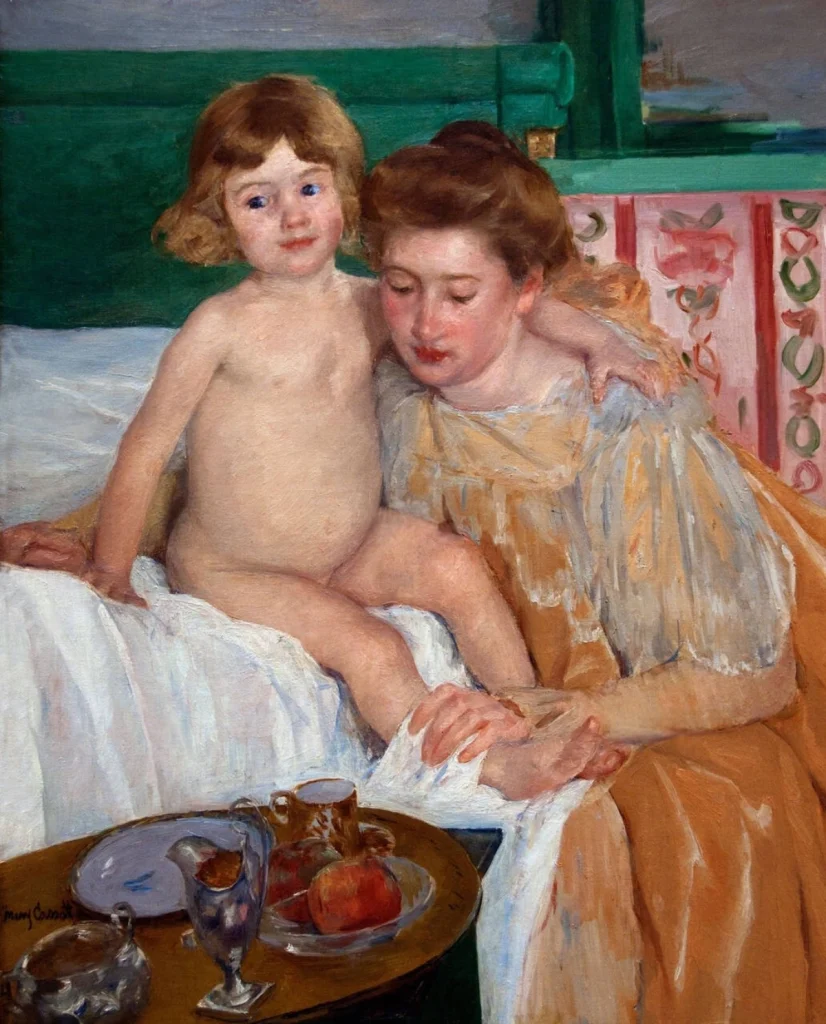Mary Cassatt. Mother and Child (Baby Getting Up from His Nap) (1899).
Courtesy - Alamy