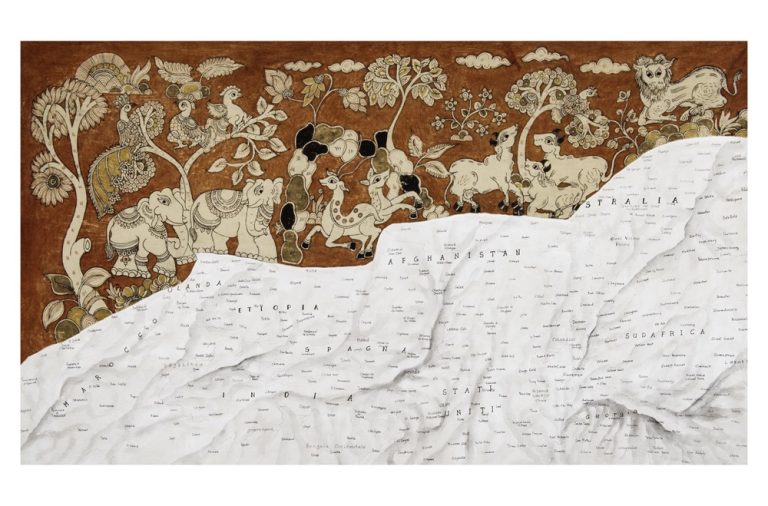 ‘Vasudhaiva Kutumbakam’ by Italian artist Tarshito N. Strippoli will open at Crafts Museum