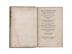 Vitruvius and “De architectura”: A Timeless Insight into Ancient Architecture and Engineering