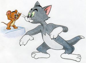 Frenemy Draw Frenemies at Heart: Tom and Jerry Cartoon Drawing - Abirpothi