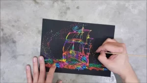 Make Your Lucky Drawings on Scratch Papers