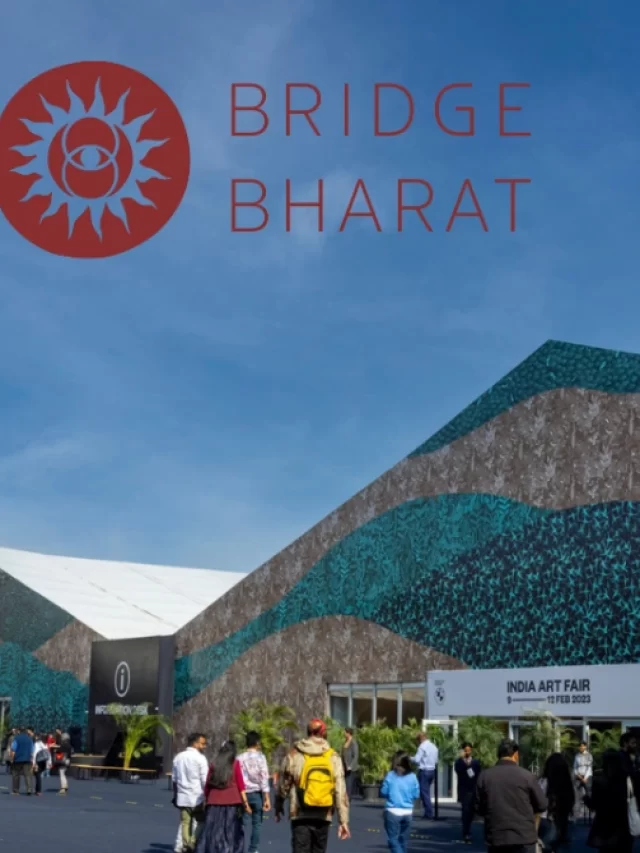 India Art Fair Image with Boito, Gondwana Art Project and Bridge Bharat Logo