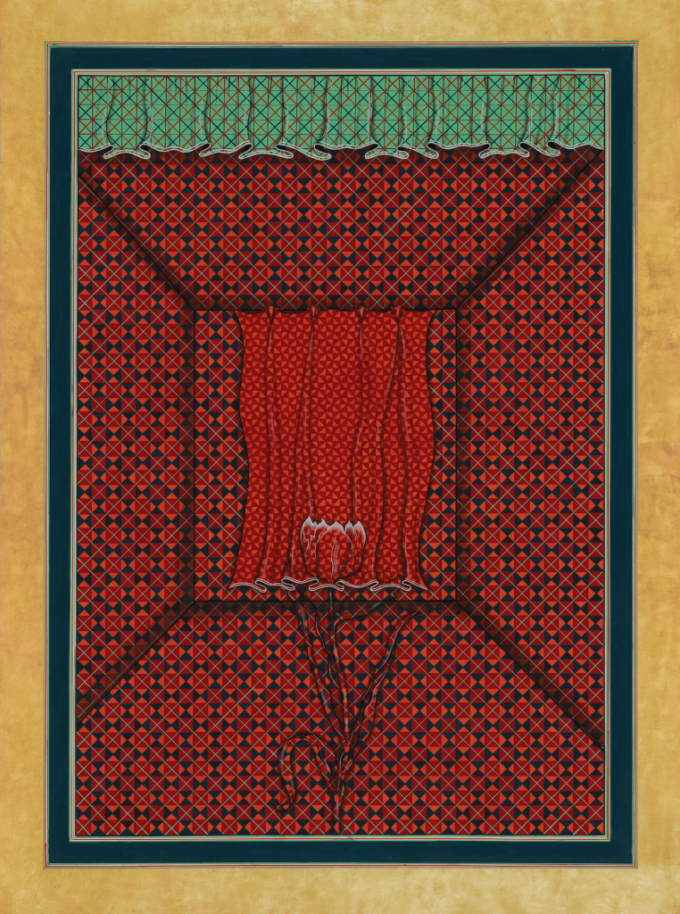 Triptych on display with Anant Art Gallery
