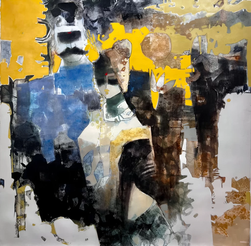 Abstract Art by Sachin Jaltare. Image Courtesy: Niranjana Mehta