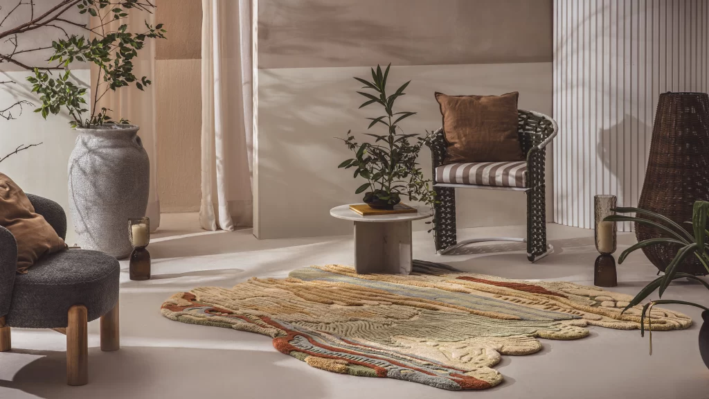 Alpine slices rug, courtesy of Latika Jagwani Loops by LJ