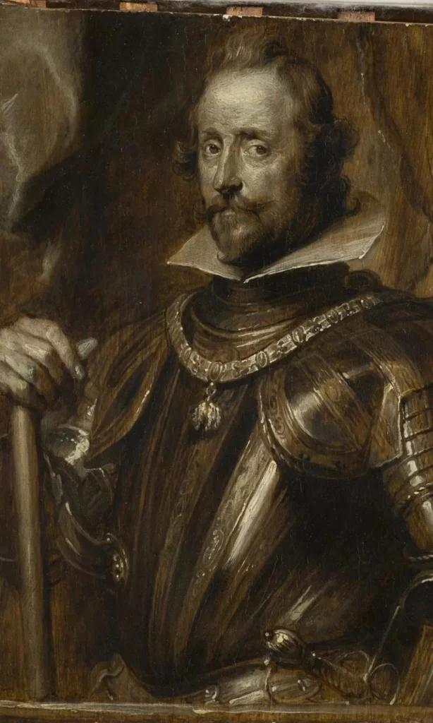 Anthony van Dyck's portrait of Wolfgang Wilhelm of Pfalz-Neuburg was originally in Boughton House, Northamptonshire 