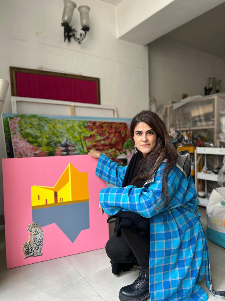 Photograph of artist Aparneet Mann