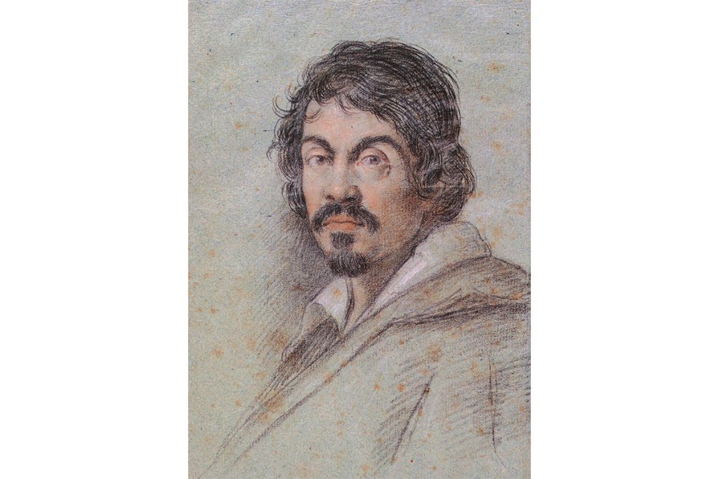 sketch of painter carravagio