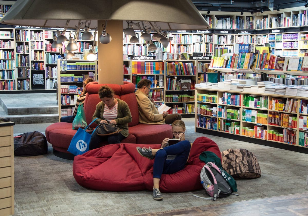 Library spaces by IMLS through Grants