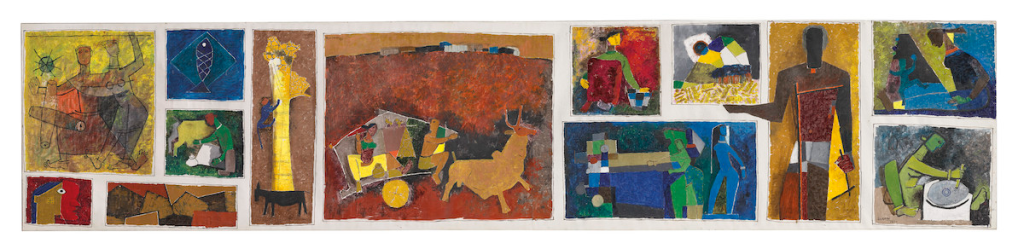 Gram Yatra a painting selling for record breaking numbers at Christie