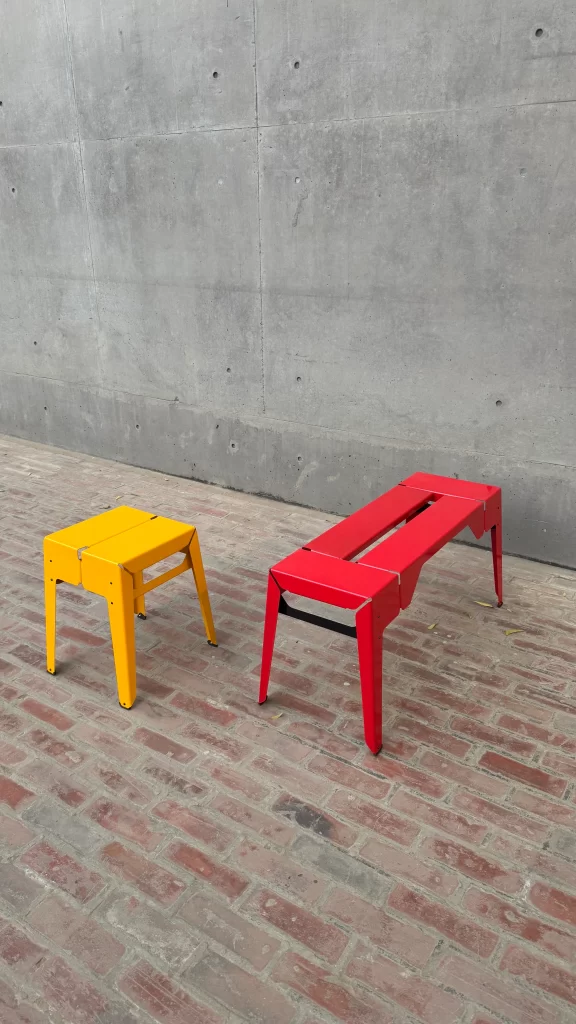 SMS 1 and SMB 1, part of a modular furniture system. Courtesy of Antariksh Patole