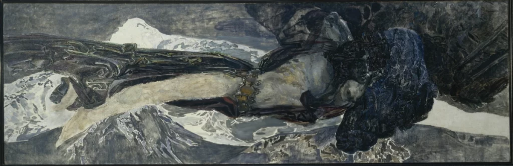 Mikhail Vrubel Art - Flying Demon (1899)