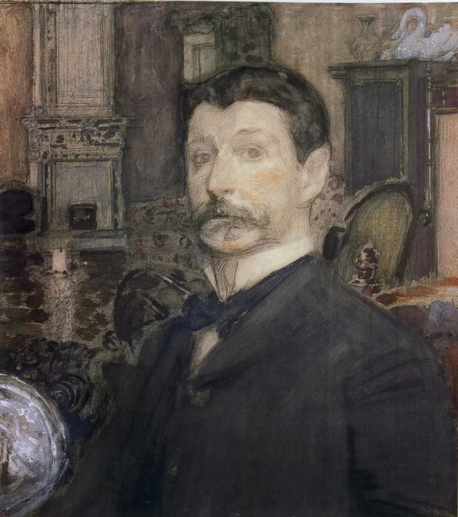 Mikhail Vrubel. Self-portrait (1905)