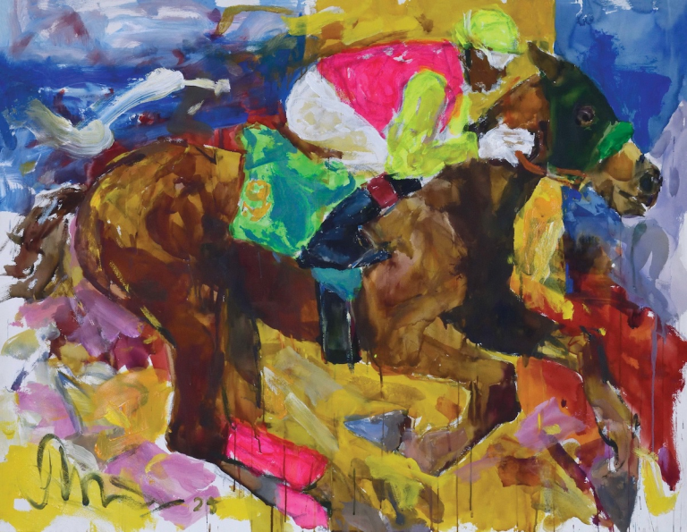 Horses That Never Leave The Canvas in M. Narayans’ Work