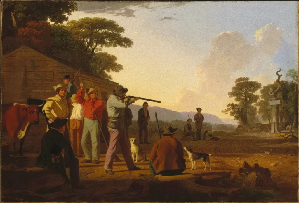 Shooting for the Beef (1850)