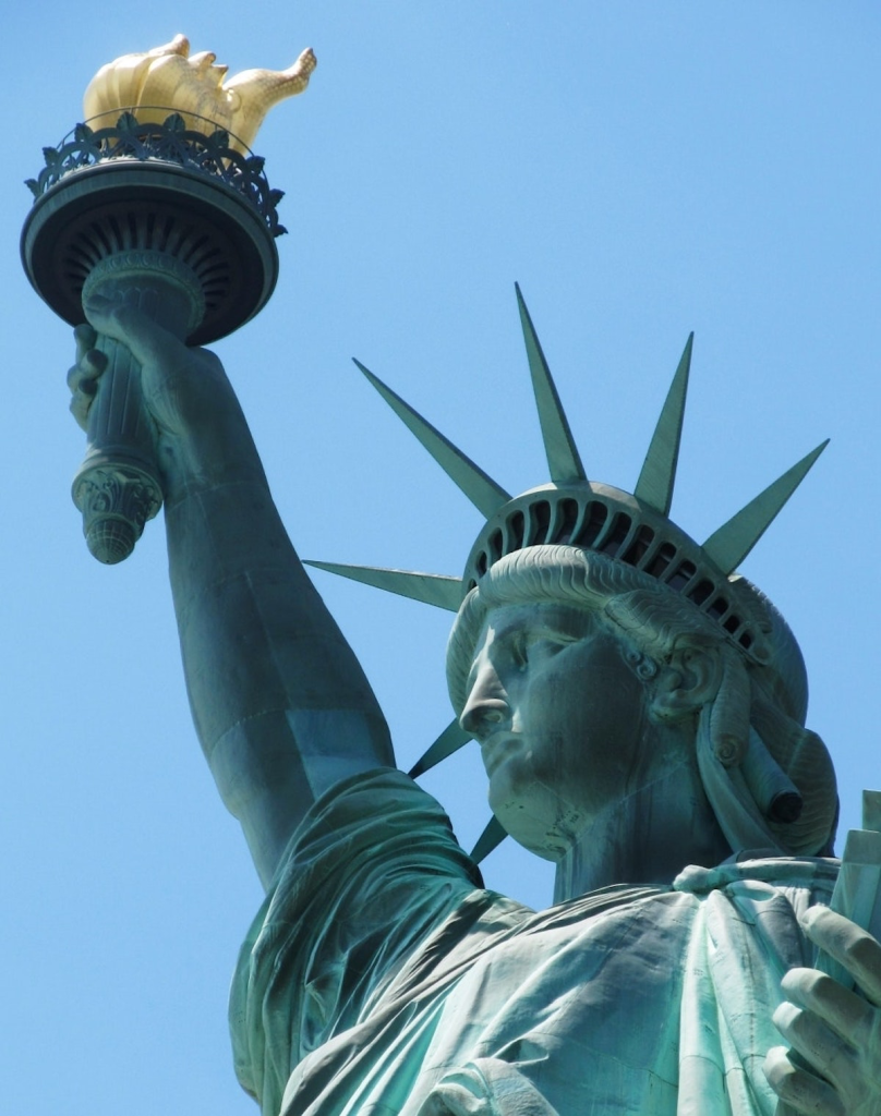 Statue of Liberty with torch