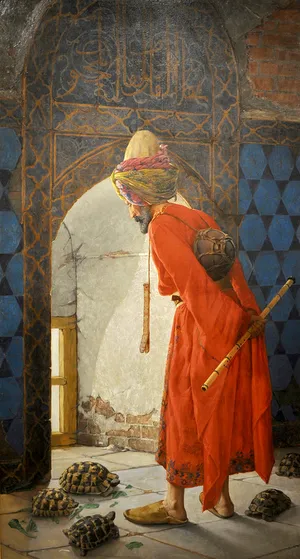 Hamdi Bey, 'The Turtle Trainer'. Image Courtesy: Britannica