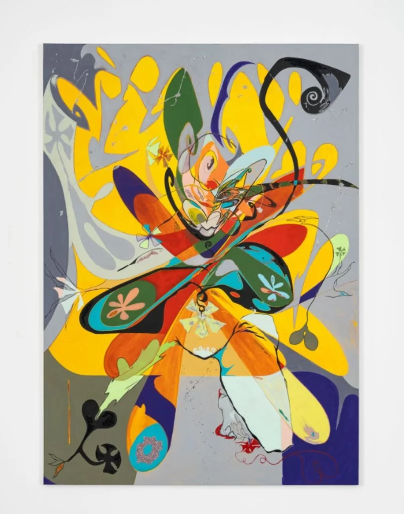 Theresa Chromati. Flesh Sprout — All that I Become is all that I Am (woman budding scrotum flowers) (2025)