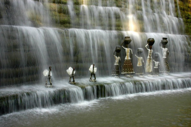 For The Rock Garden, Public Stands with Art, Government with Parking-lots!