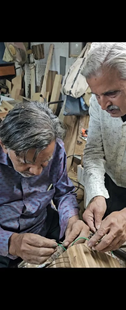Workshop picture while making Aathirai | pravi.furniture