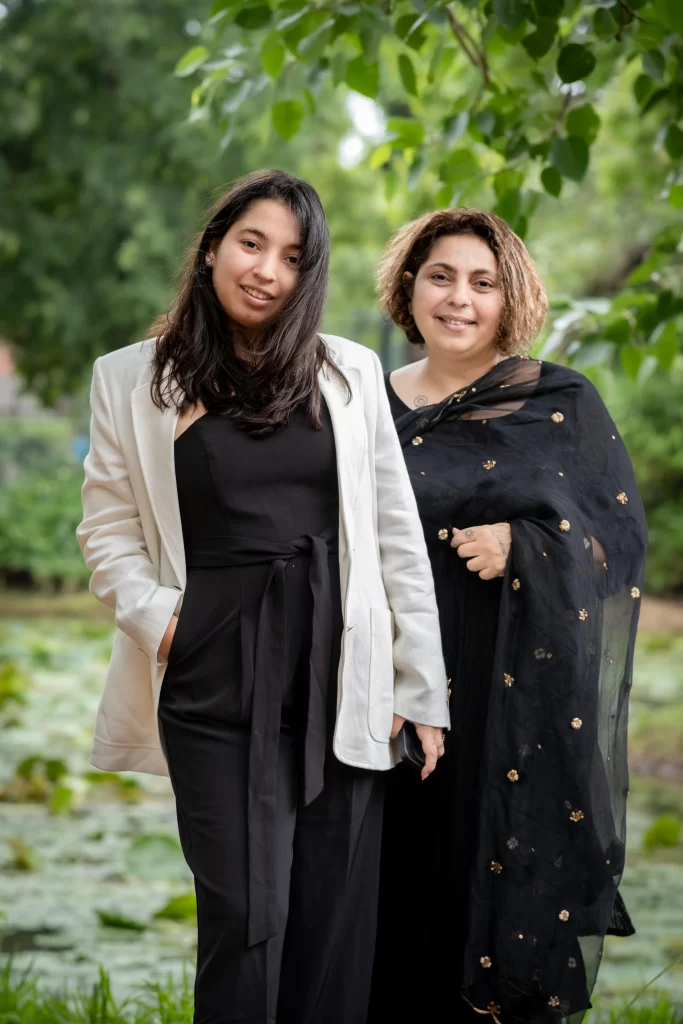 Mehal & Aashni Thakore. Image Courtesy: Jesal Varsani