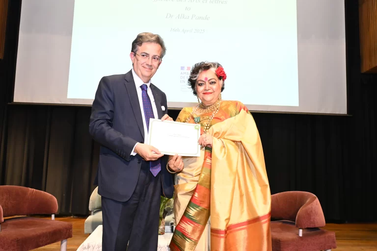 Celebrating a Life of Aesthetics and Cross-Cultural Dialogue: Dr. Alka Pande Honoured by the French Government