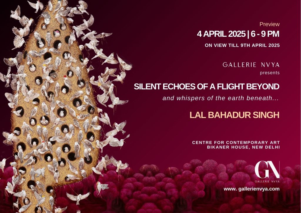 Solo Show by Lal Bahadur Singh at Bikaner House with Gallerie Navya
