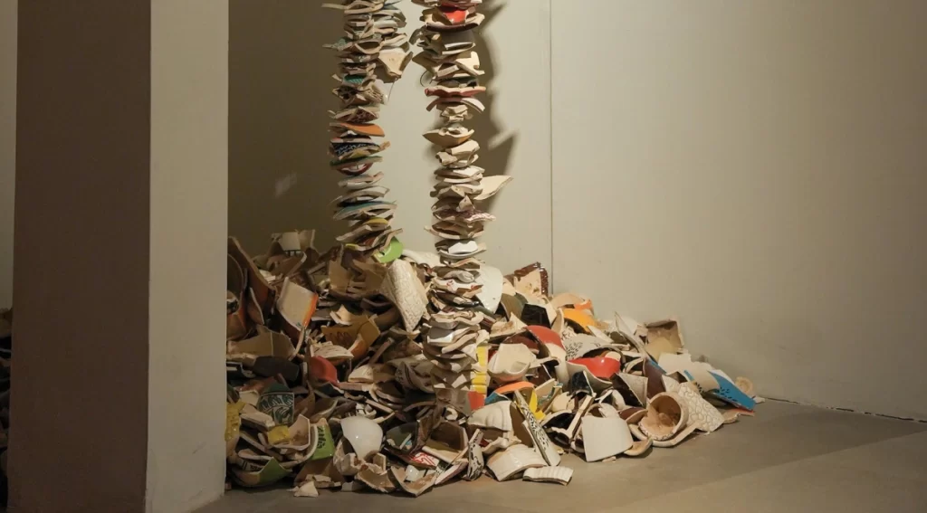 Rahul Kumar's Installation view of The Untold Resides Somewhere