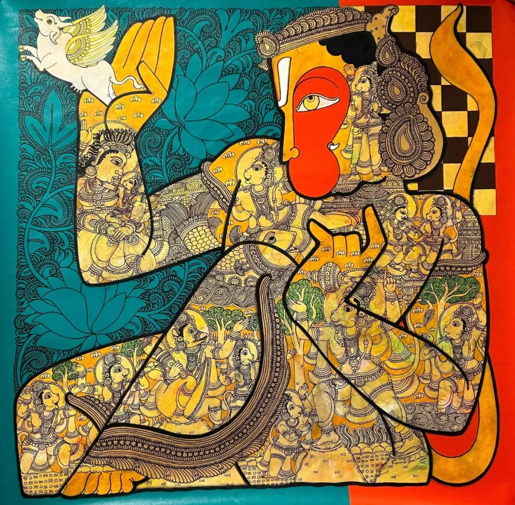 Ramesh Gujrala. Hanuman 2. Courtesy - Eikowa